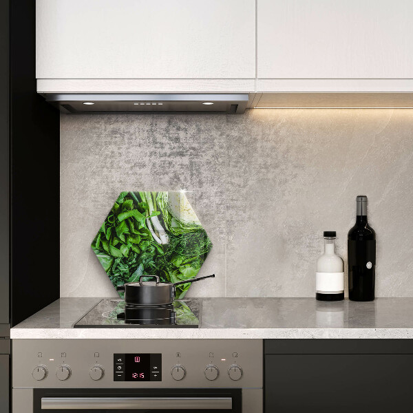 Skleněné krájecí prkénko Zelená zelenina