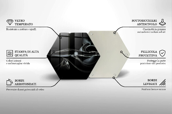 Skleněná deska do kuchyně Moderní abstrakce