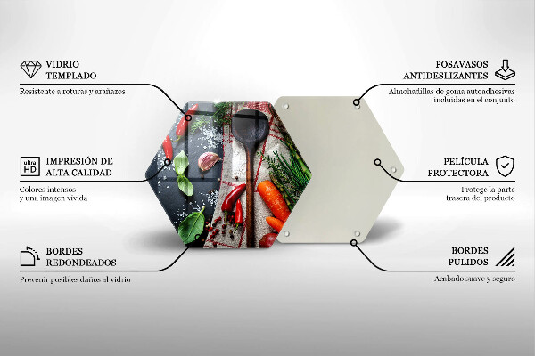 Skleněná deska do kuchyně Kuchyňské jídlo