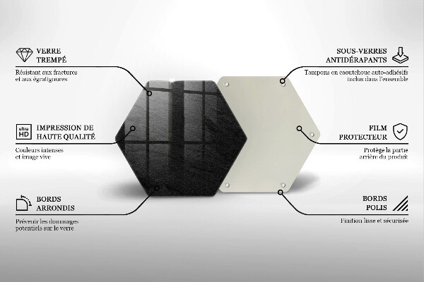 Skleněná deska do kuchyně Textura kamene