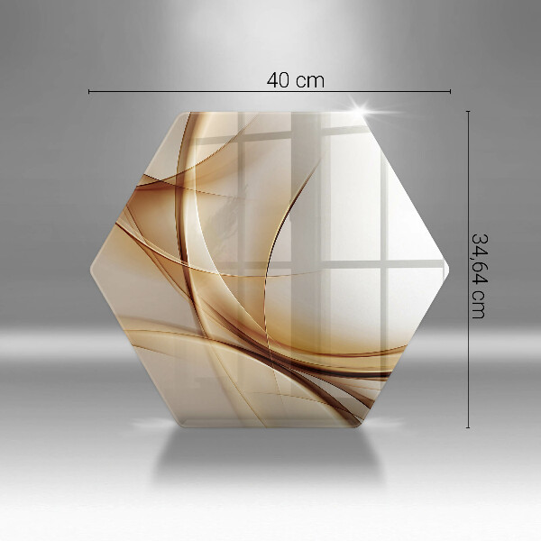 Skleněná deska do kuchyně Abstraktní tvary