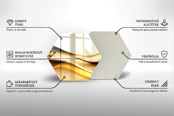 Skleněná deska do kuchyně Abstraktní kouřové čáry