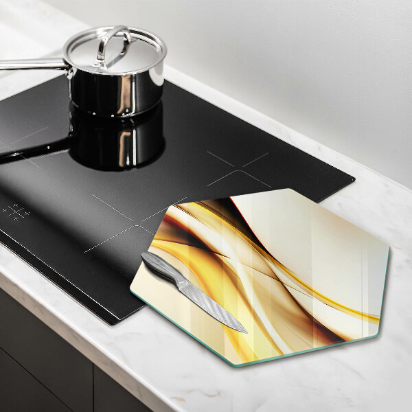 Skleněná deska do kuchyně Abstraktní kouřové čáry