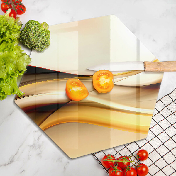 Skleněná deska do kuchyně Abstraktní kouřové čáry