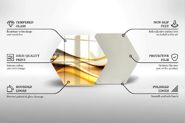 Skleněná deska do kuchyně Abstraktní kouřové čáry