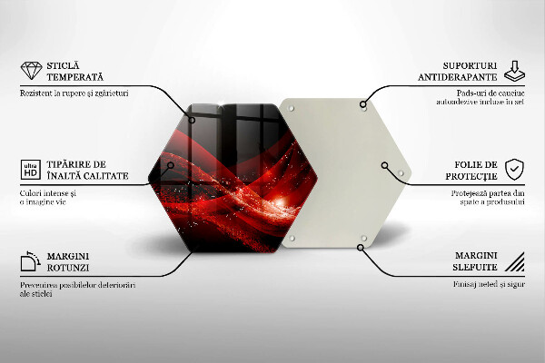 Skleněná deska do kuchyně Moderní abstrakce