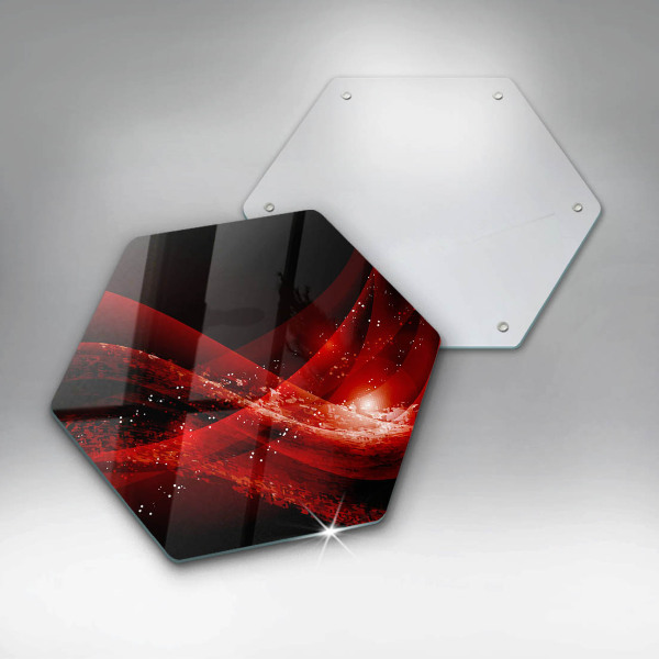 Skleněná deska do kuchyně Moderní abstrakce