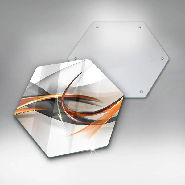 Skleněná deska do kuchyně Moderní tvary