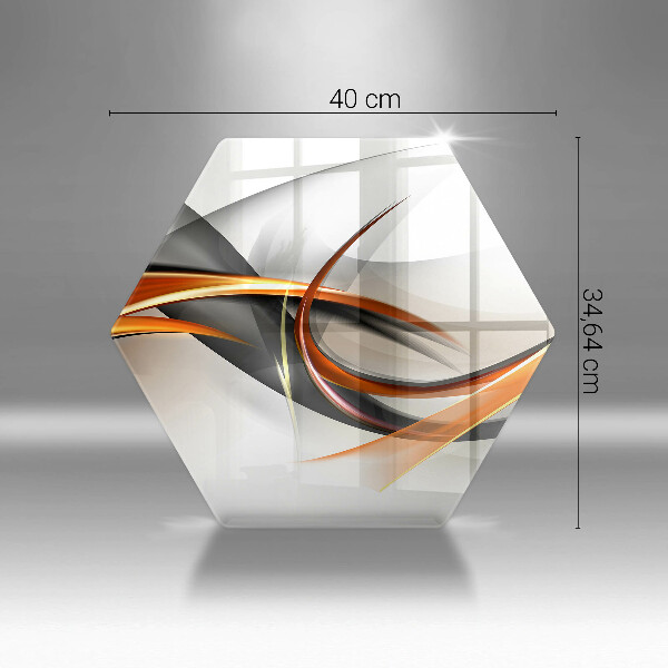 Skleněná deska do kuchyně Moderní tvary