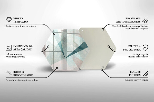 Skleněná deska do kuchyně Ostrá abstrakce