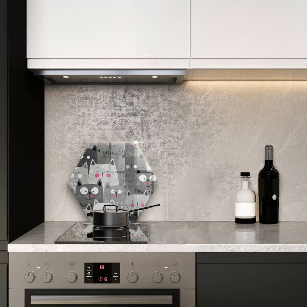 Skleněná krájecí deska Ilustrace kočky