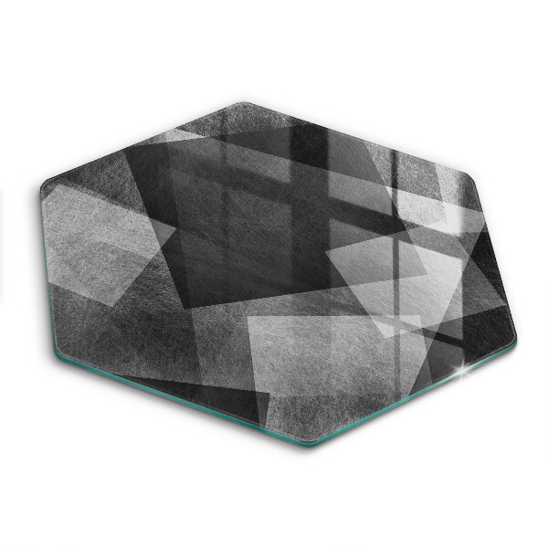 Skleněné krájecí prkénko Geometrické abstrakce