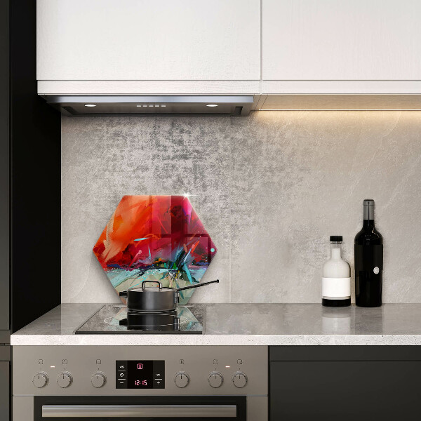 Skleněné krájecí prkénko Malovaná abstrakce