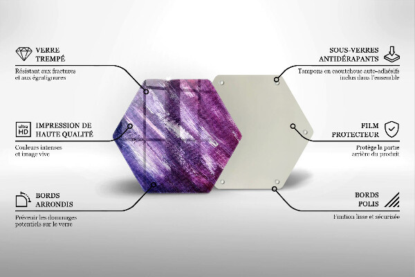 Skleněná krájecí deska Malování abstrakce