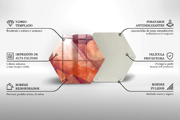 Skleněná krájecí deska Abstraktní umění