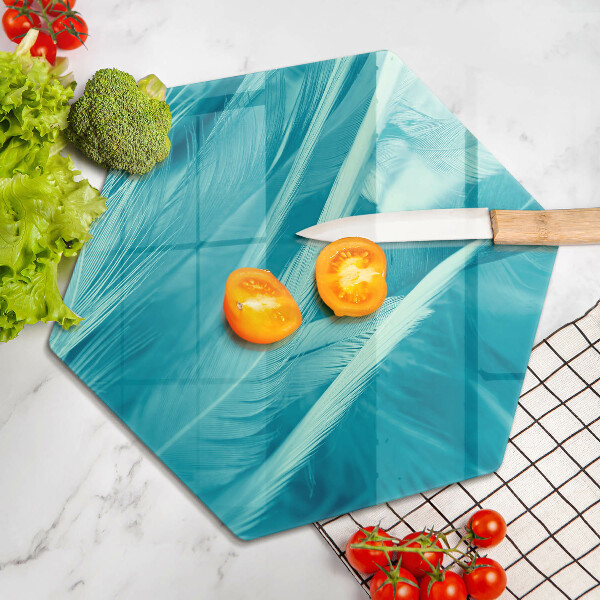 Skleněná deska do kuchyně Jemné peří