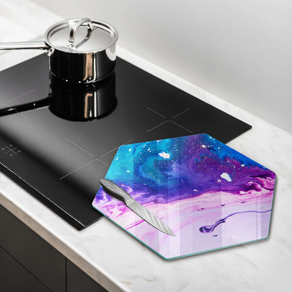 Skleněná deska do kuchyně Abstrakce inkousty