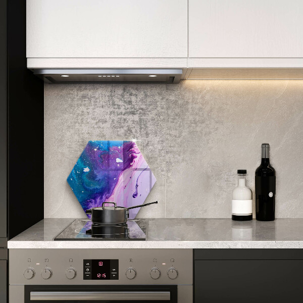 Skleněná deska do kuchyně Abstrakce inkousty