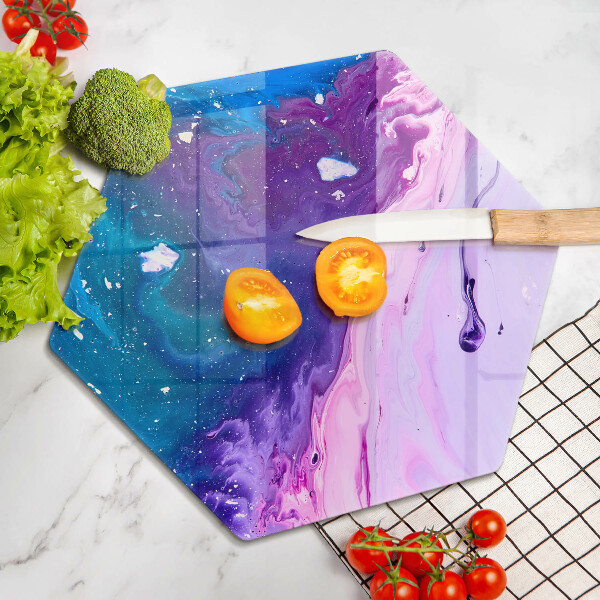 Skleněná deska do kuchyně Abstrakce inkousty