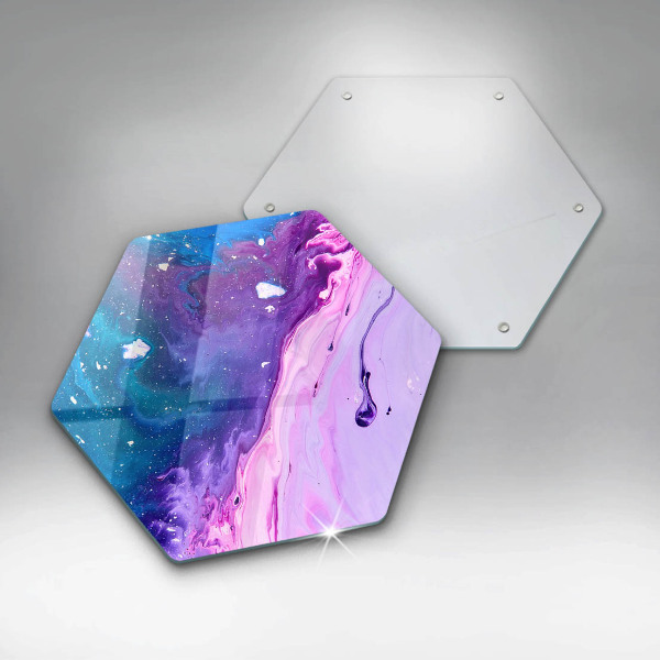 Skleněná deska do kuchyně Abstrakce inkousty