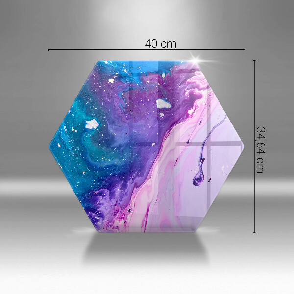 Skleněná deska do kuchyně Abstrakce inkousty