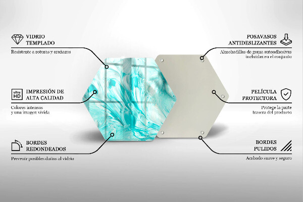 Skleněná deska do kuchyně Abstrakce barvy