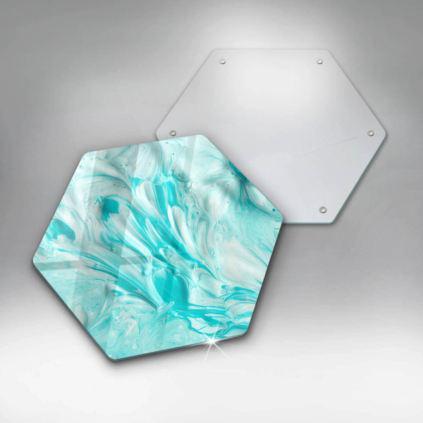 Skleněná deska do kuchyně Abstrakce barvy