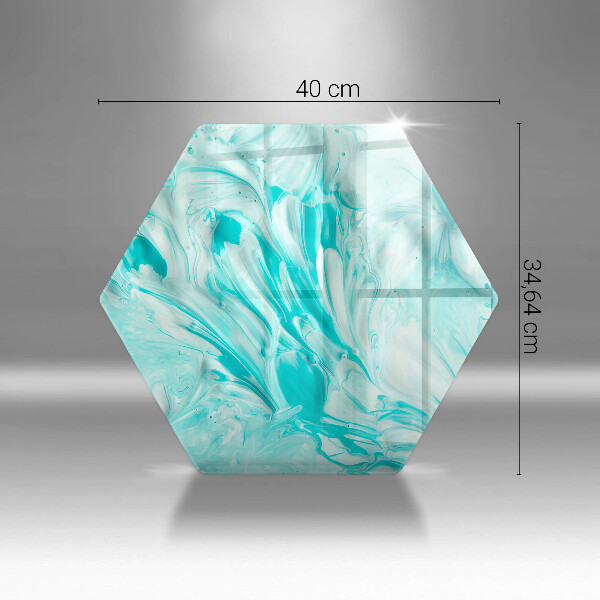 Skleněná deska do kuchyně Abstrakce barvy