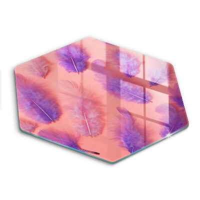 Skleněná deska do kuchyně Nadýchané peří