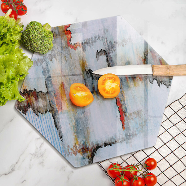 Skleněná deska do kuchyně Abstrakce barvy