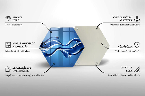 Skleněná deska do kuchyně Abstrakce tekutin