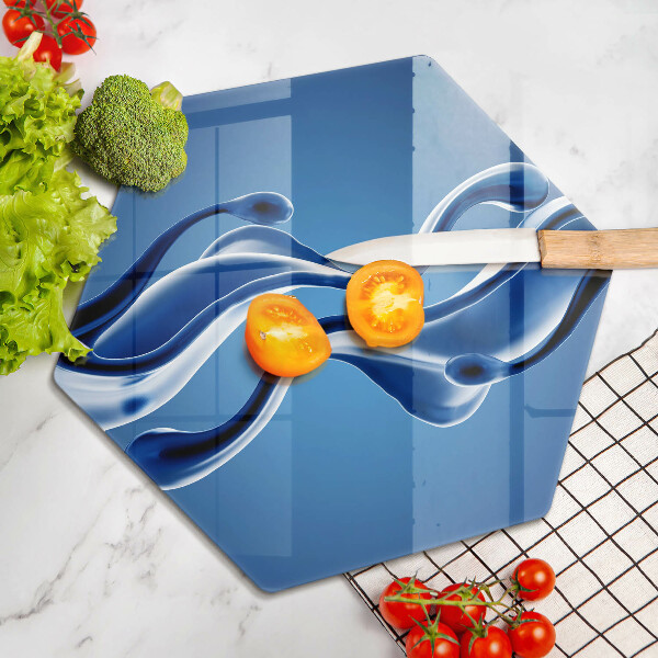 Skleněná deska do kuchyně Abstrakce tekutin