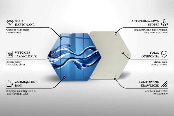 Skleněná deska do kuchyně Abstrakce tekutin