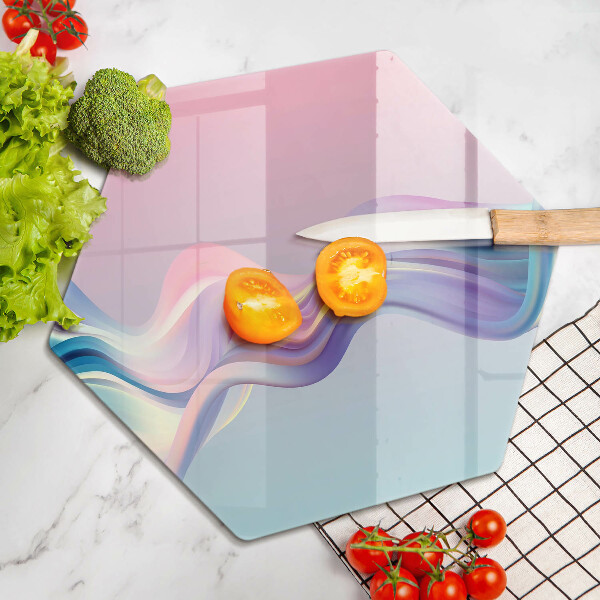 Skleněná deska do kuchyně Pastelové abstrakce