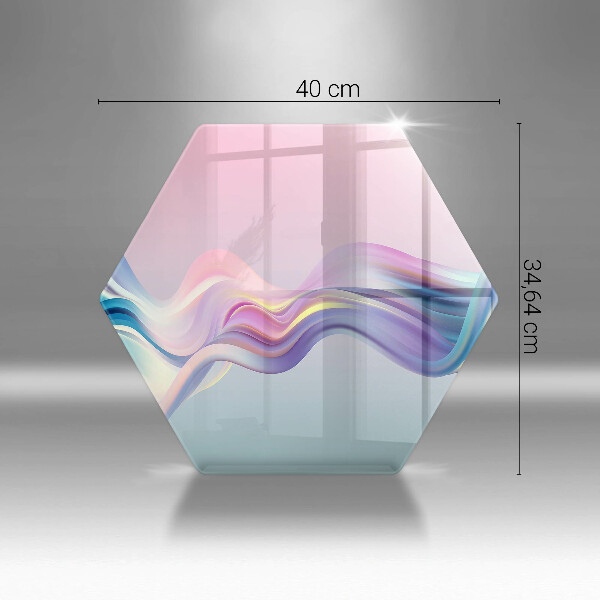 Skleněná deska do kuchyně Pastelové abstrakce