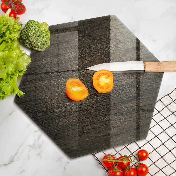 Skleněná deska do kuchyně Textura dřevěné kůry