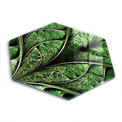 Skleněná deska do kuchyně Struktura žilek listu