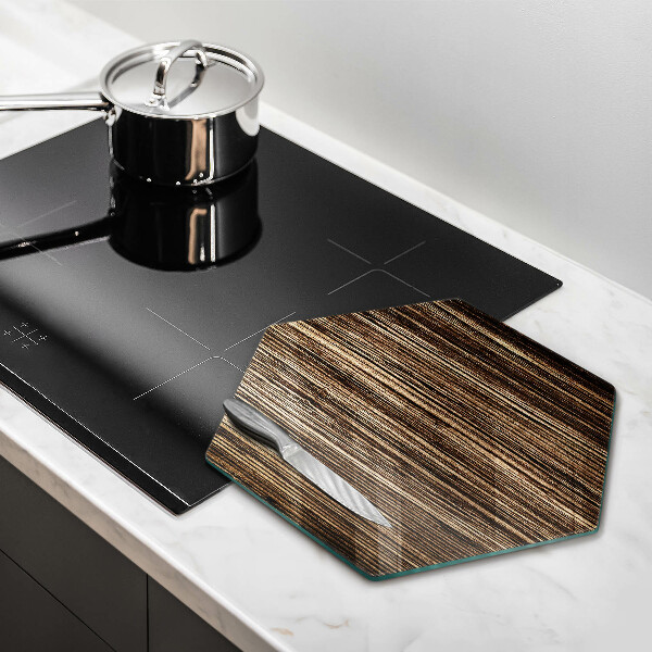 Skleněná deska do kuchyně Textura dřeva