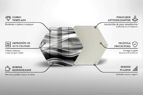 Skleněná deska do kuchyně Abstraktní linie kouře