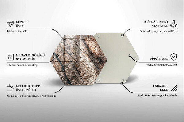 Skleněná deska do kuchyně Dřevěná konstrukce