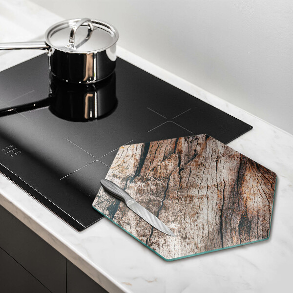 Skleněná deska do kuchyně Dřevěná konstrukce