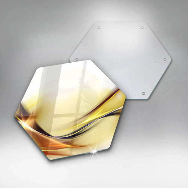 Skleněná deska do kuchyně Abstraktní linie světla