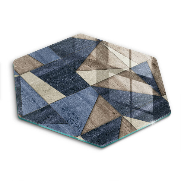 Skleněné krájecí prkénko Geometrické abstrakce