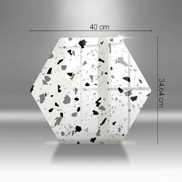 Skleněné krájecí prkénko Dekorativní kamenina