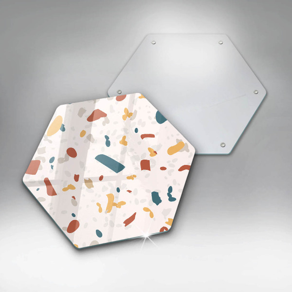 Skleněná deska do kuchyně Dekorativní kamenina