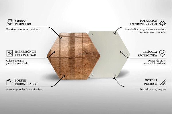 Skleněná deska do kuchyně Textura dřeva