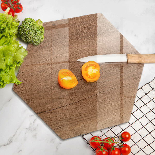 Skleněná deska do kuchyně Textura dřeva