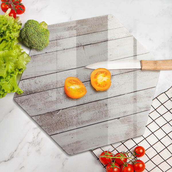 Skleněná deska do kuchyně Staré dřevěné desky