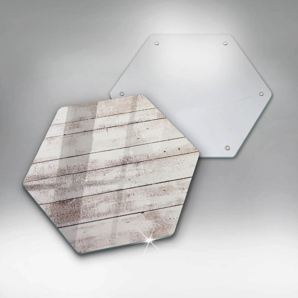 Skleněná deska do kuchyně Staré dřevěné desky