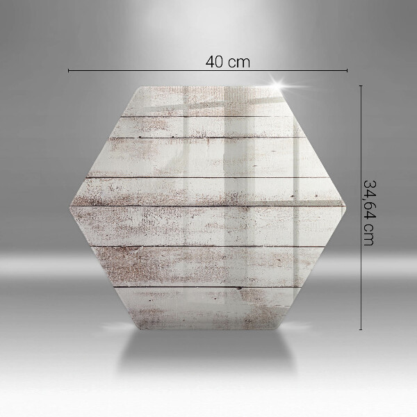 Skleněná deska do kuchyně Staré dřevěné desky